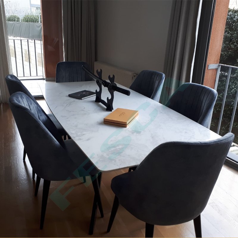 Snowy Marble Dining Table 2
